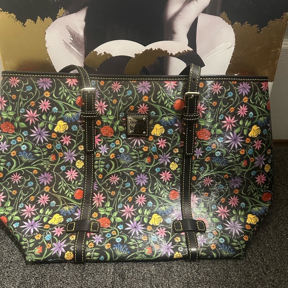 Dooney & Bourke Multicolor Floral Tote